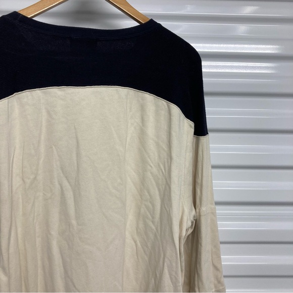 Men's Black and Cream Long Sleeve Shirt - Picture 11 of 13